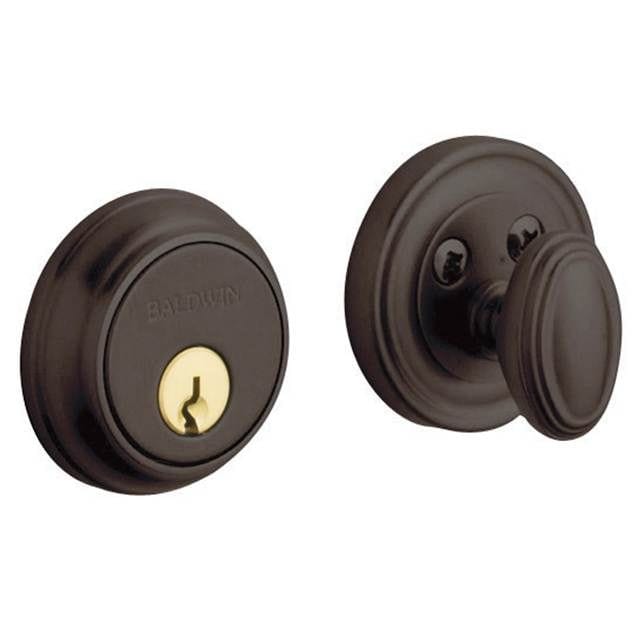 Baldwin Estate 8031 Traditional Single Cylinder Deadbolt 1 5/8" Door Prep