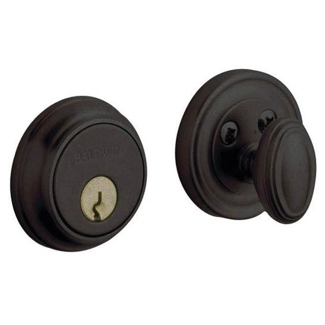 Baldwin Estate 8031 Traditional Single Cylinder Deadbolt 1 5/8" Door Prep