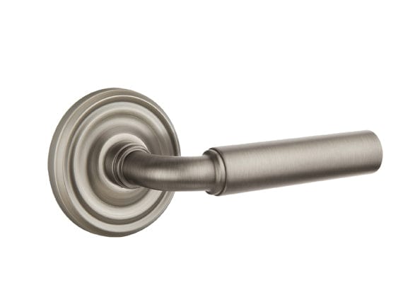Emtek Manning Lever with Regular Rosette in Pewter