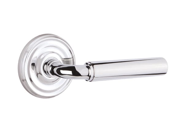 Emtek Manning Lever with Regular Rosette in Polished Chrome
