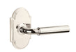 Emtek Manning Lever with #8 Rosette in Polished Nickel