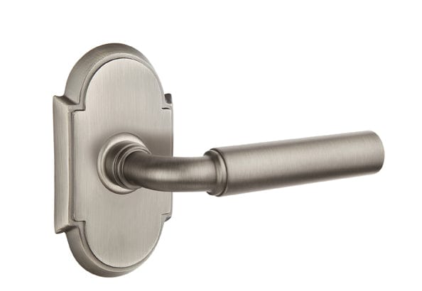 Emtek Manning Lever with #8 Rosette in Pewter