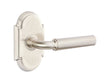 Emtek Manning Lever with #8 Rosette in Satin Nickel
