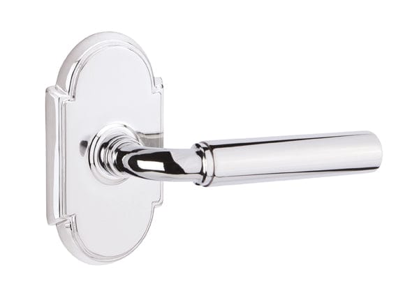 Emtek Manning Lever with #8 Rosette in Polished Chrome
