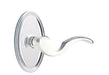 Emtek Cortina Lever with Oval Rosette in Polished Chrome