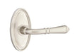 Emtek Turino Lever with Oval Rosette in Satin Nickel