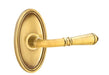 Emtek Turino Lever with Oval Rosette in French Antique