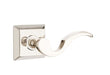 Emtek Cortina Lever with Quincy Rosette in Polished Nickel
