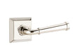 Emtek Merrimack Lever with Quincy Rosette in Polished Nickel