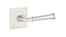 Emtek Merrimack Lever with Quincy Rosette in Satin Nickel