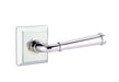 Emtek Merrimack Lever with Quincy Rosette in Polished Chrome