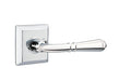 Emtek Turino Lever with Quincy Rosette in Polished Chrome