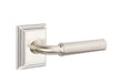 Emtek Manning Lever with Wilshire Rosette in Satin Nickel
