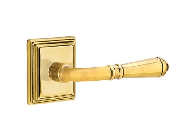 Emtek Turino Lever with Wilshire Rosette in French Antique