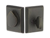 Emtek Rustic Modern Sandcast Bronze Single Cylinder Deadbolt in Medium Bronze
