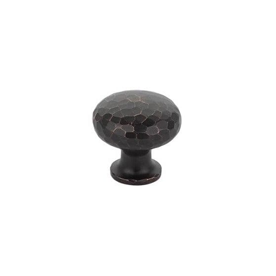 Emtek Round Dimpled 1 1/4" Knob in Oil Rubbed Bronze