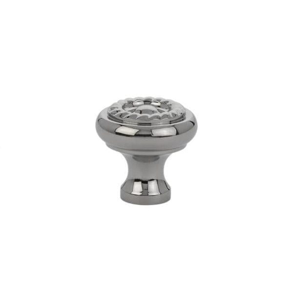 Emtek Traditional Rope Cabinet Knob in Polished Nickel