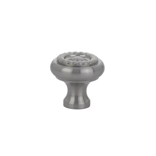 Emtek Traditional Rope Cabinet Knob in Satin Nickel