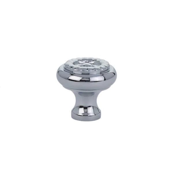 Emtek Traditional Rope Cabinet Knob in Polished Chrome