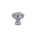 Emtek Traditional Rope Cabinet Knob in Polished Chrome