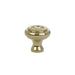 Emtek Traditional Rope Cabinet Knob in Polished Brass
