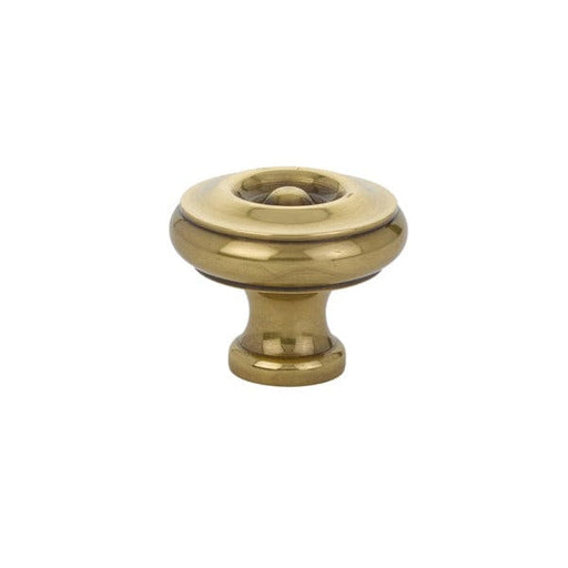 Emtek Round Waverly Cabinet Knob in French Antique