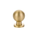 Emtek Globe 1 1/8" Cabinet Knob in Satin Brass