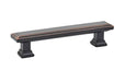 Emtek Geometric Rectangular 5" Cabinet Pull in Oil Rubbed Bronze