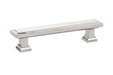 Emtek Geometric Rectangular 5" Cabinet Pull in Polished Nickel