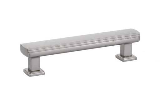 Emtek Art Deco 4" Cabinet Pull in Satin Nickel