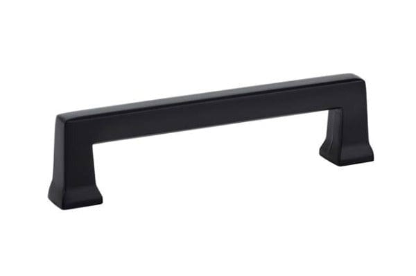 Emtek Alexander 4" Cabinet Pull in Flat Black
