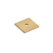 Emtek Art Deco Square 1 1/8" Backplate in Satin Brass