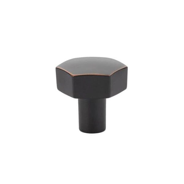 Emtek Mod Hex 1 1/8" Cabinet Knob in Oil Rubbed Bronze
