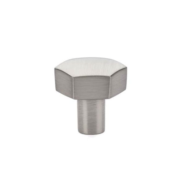 Emtek Mod Hex 1 1/8" Cabinet Knob in Satin Nickel