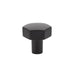 Emtek Mod Hex 1 1/8" Cabinet Knob in Flat Black