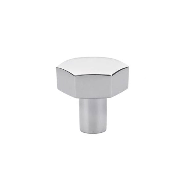 Emtek Mod Hex 1 1/8" Cabinet Knob in Polished Chrome