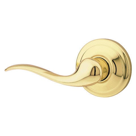 Kwikset Chelsea Single Cylinder Handleset - Lifetime Polished Brass