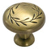 Amerock Nature's Splendor 1 5/16" Cabinet Knob in Elegant Brass
