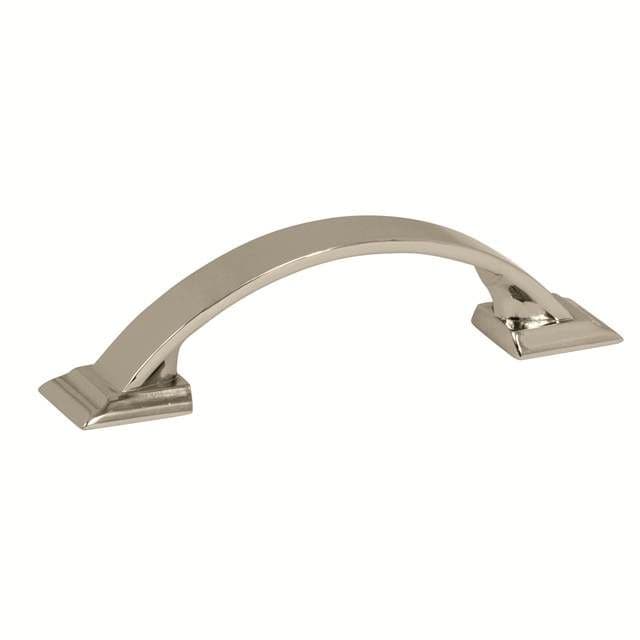 Amerock Candler 3" CTC Cabinet Pull in Polished Nickel