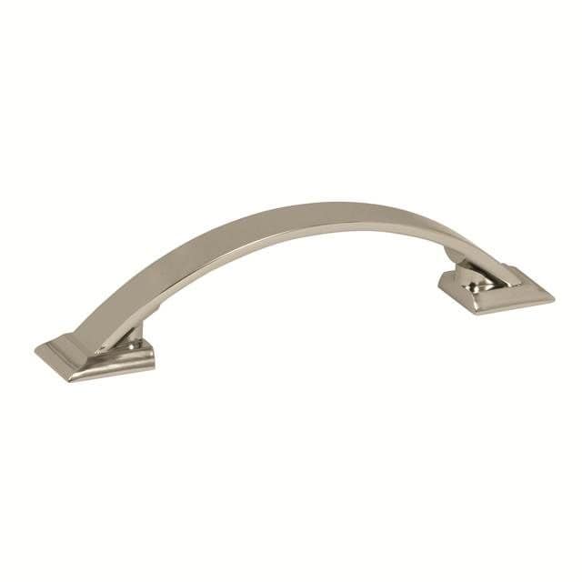 Amerock Candler 3 3/4" CTC Cabinet Pull in Polished Nickel