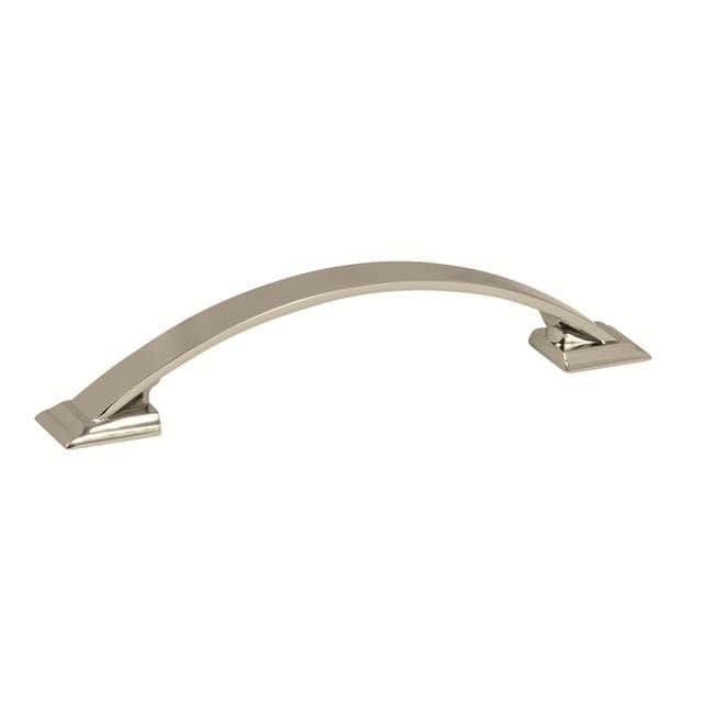 Amerock Candler 5 1/16" CTC Cabinet Pull in Polished Nickel
