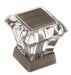 Amerock Abernathy 1 1/16" Crystal Cabinet Knob in Antique Silver