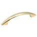 Amerock Allison 3" CTC Cabinet Pull in Polished Brass