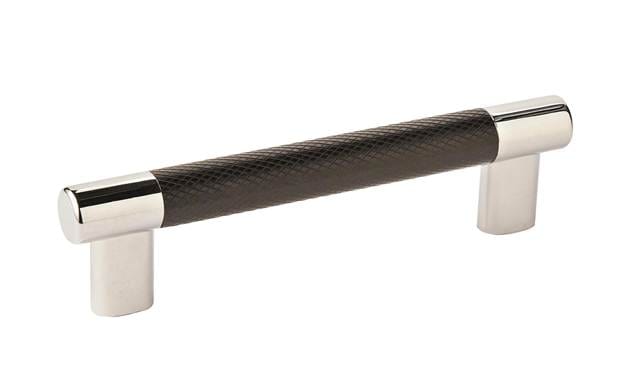 Amerock Esquire 5 1/16" Cabinet Pull in Polished Nickel Black Bronze