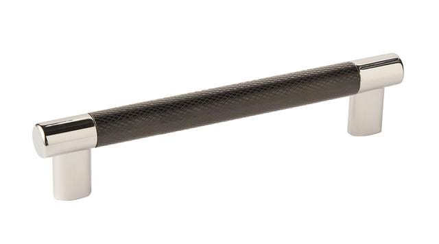 Amerock Esquire 6 5/16" Cabinet Pull in Polished Nickel Black Bronze