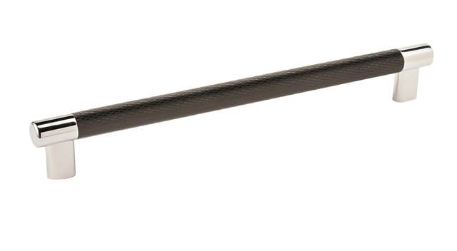 Amerock Esquire 10 1/16" Cabinet Pull in Polished Nickel Black Bronze