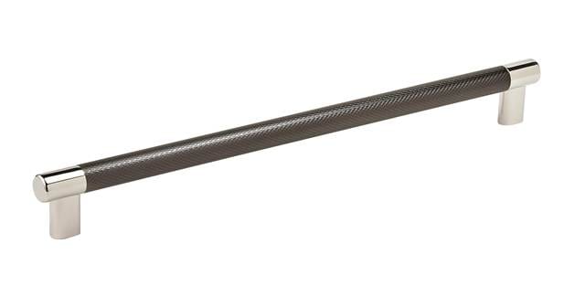 Amerock Esquire 12 5/8" Cabinet Pull in Polished Nickel Gun Metal