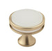 Amerock Oberon 1 3/8" Cabinet Knob Frosted in Golden Champagne