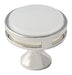 Amerock Oberon 1 3/8" Cabinet Knob Frosted in Polished Nickel