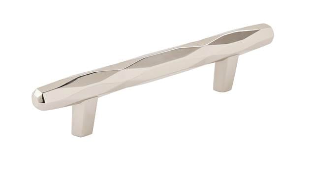 Amerock St. Vincent 3 3/4" CTC Cabinet Pull in Polished Nickel